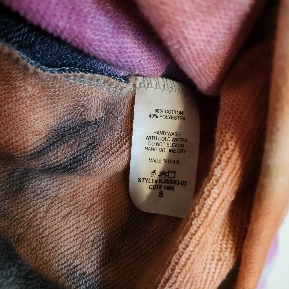 Blue Buttercup Zip Ip Terry Cotton Hoodie - Picture 3 of 3